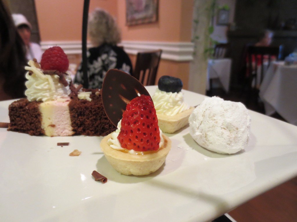 Assorted homemade and imported desserts