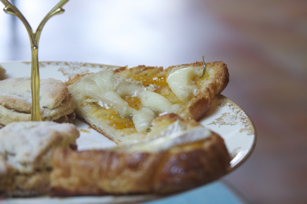 Brie and Apricot Croissant